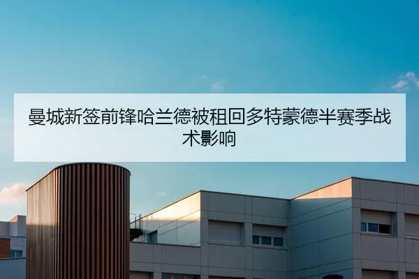 曼城新签前锋哈兰德被租回多特蒙德半赛季战术影响